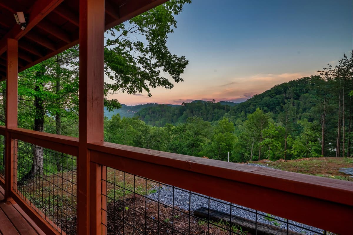 Watch the sky transform as the sun dips below the horizon and twilight settles over the mountains.