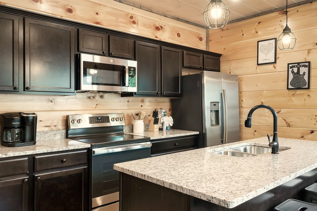Our cabin features top-of-the-line Stainless appliances so you can focus on your travels.