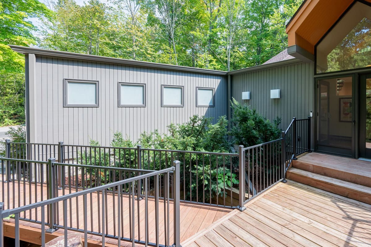 The greenery creates a beautiful backdrop for quiet mornings and relaxing evenings.