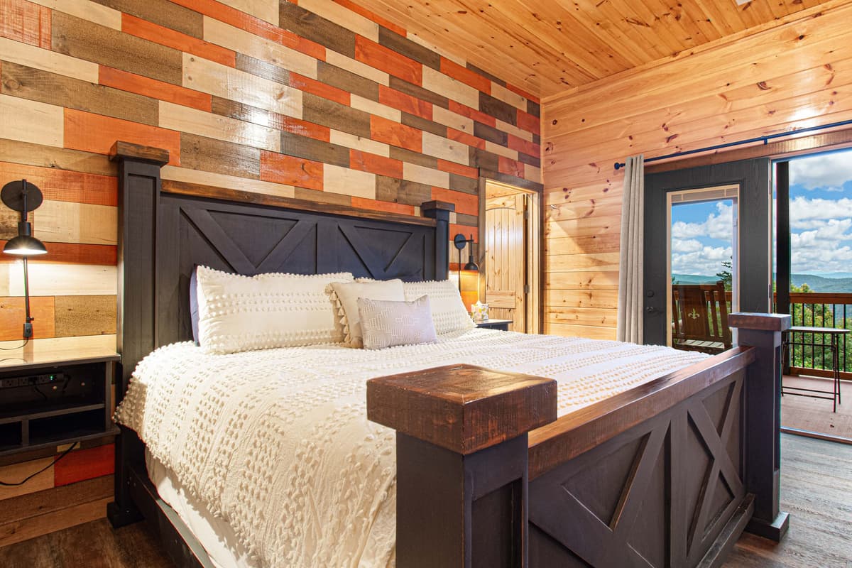 The additional king bedroom offers another comfortable retreat for guests, featuring a spacious king-size bed and cozy furnishings.