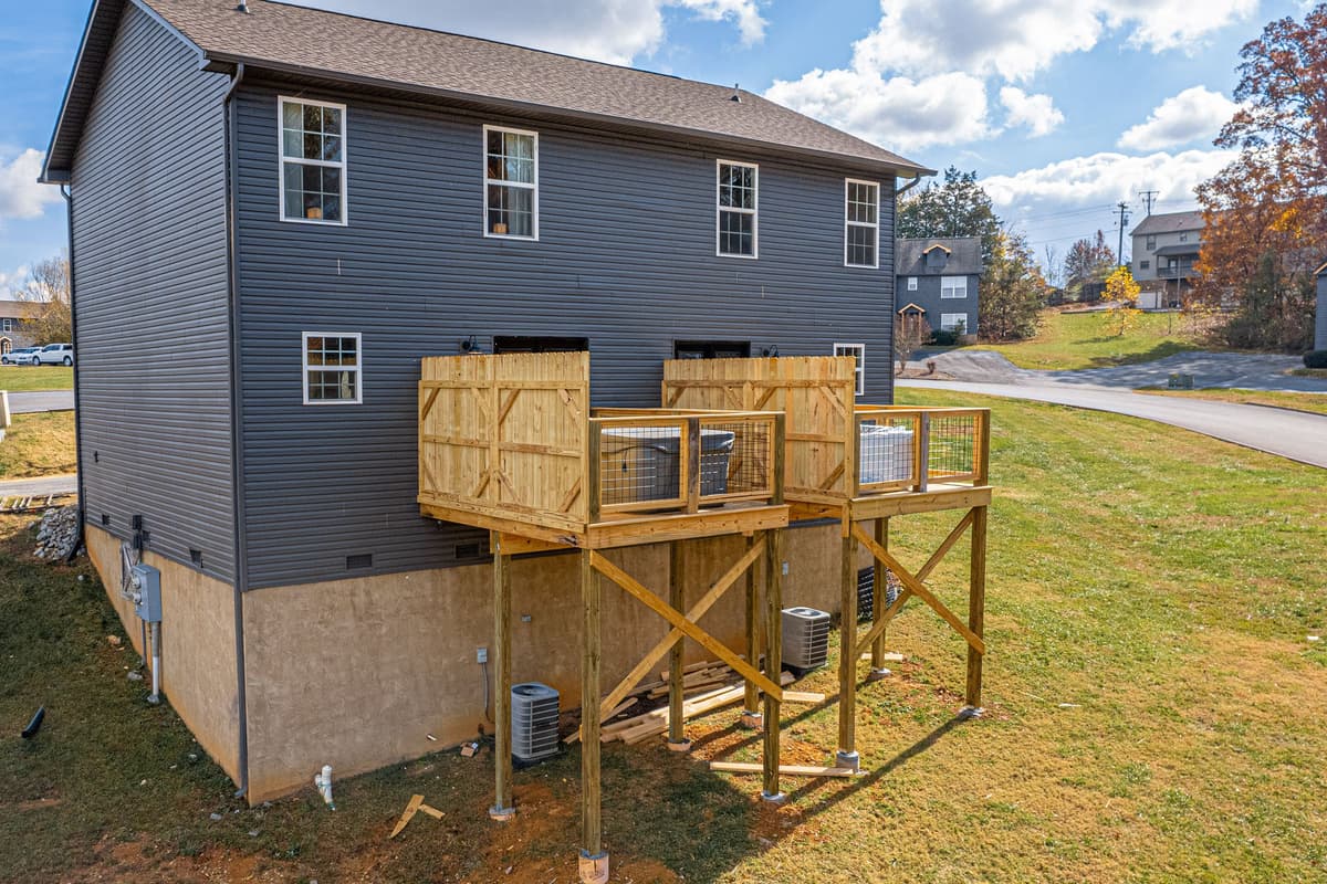 Step onto the private deck and unwind in the hot tub.
