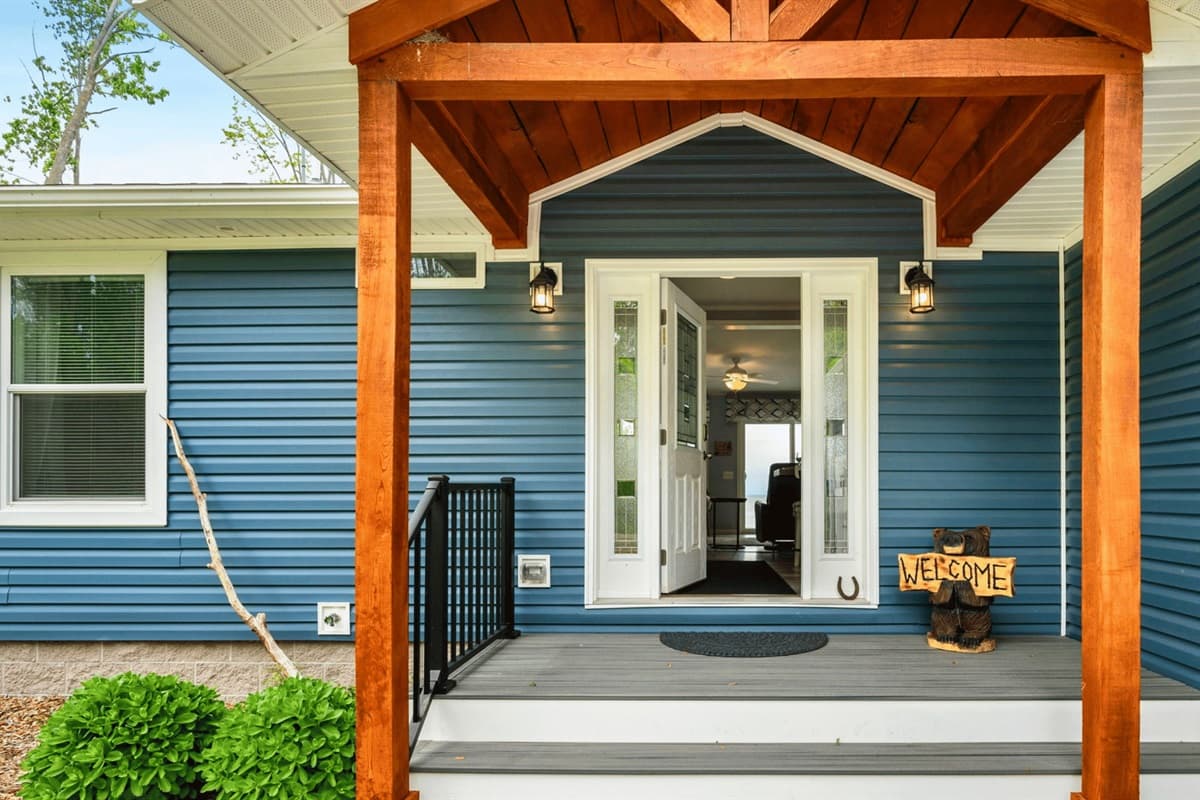 At the threshold of our sanctuary, our entrance welcomes with open arms.