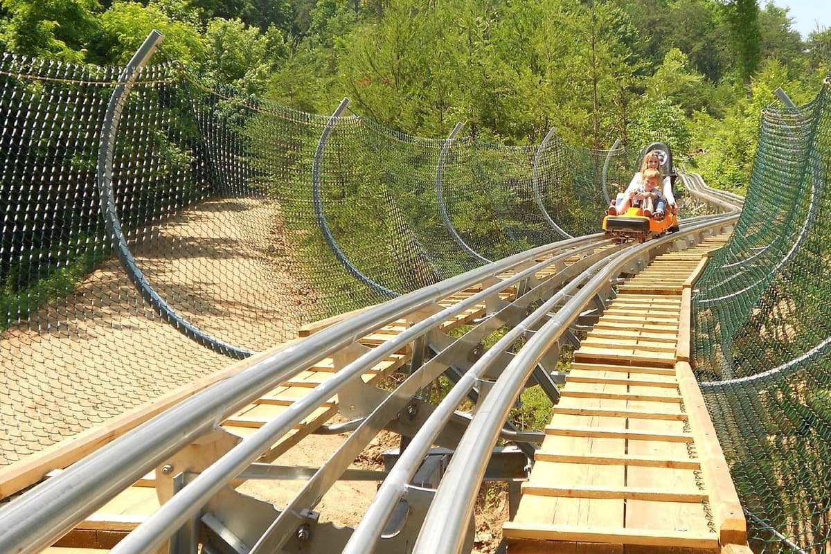 Hold on tight and get ready for an unforgettable ride at the Smoky Mountain Coaster!