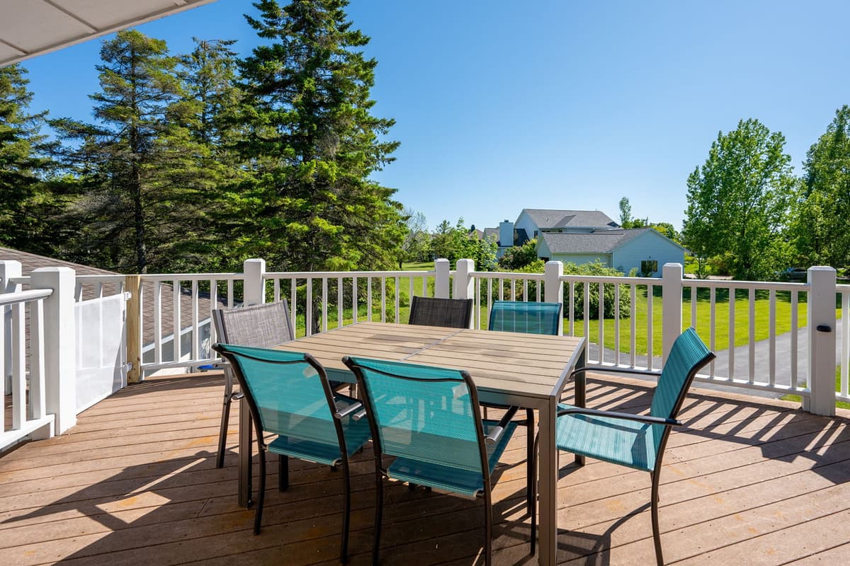 Take a break from exploring and enjoy some quiet time surrounded by the peaceful Door County setting.