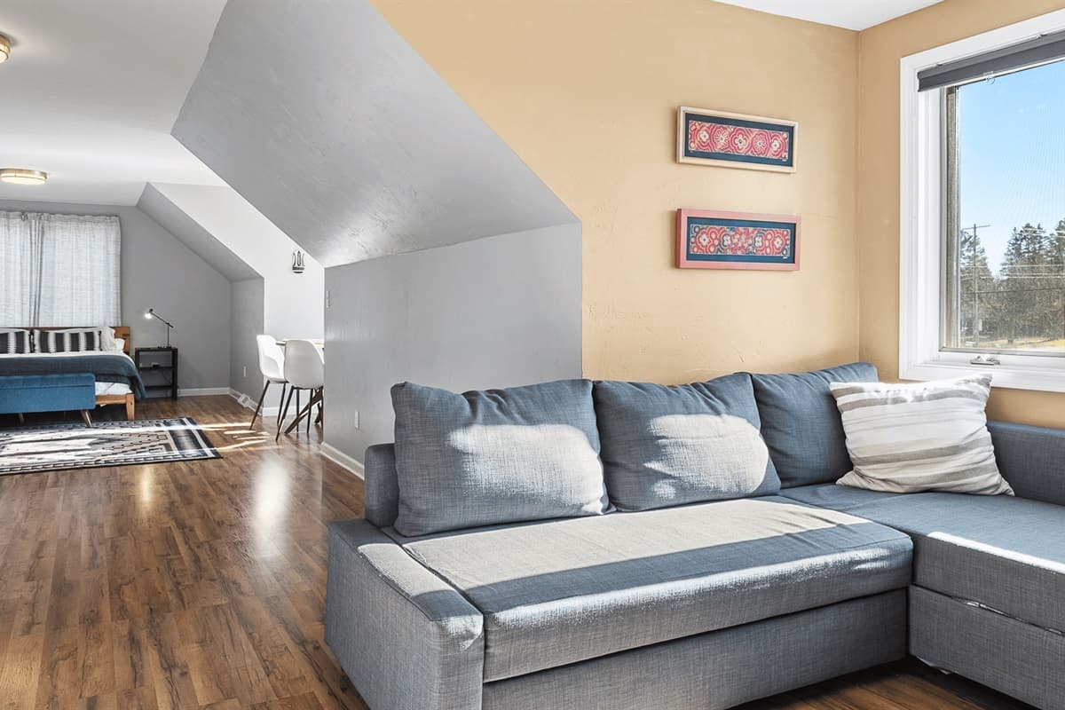 There’s plenty of room to spread out and relax, sleep in, or just get cozy.