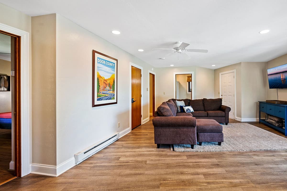 Gather with your group and enjoy comfortable seating in a bright, inviting space.