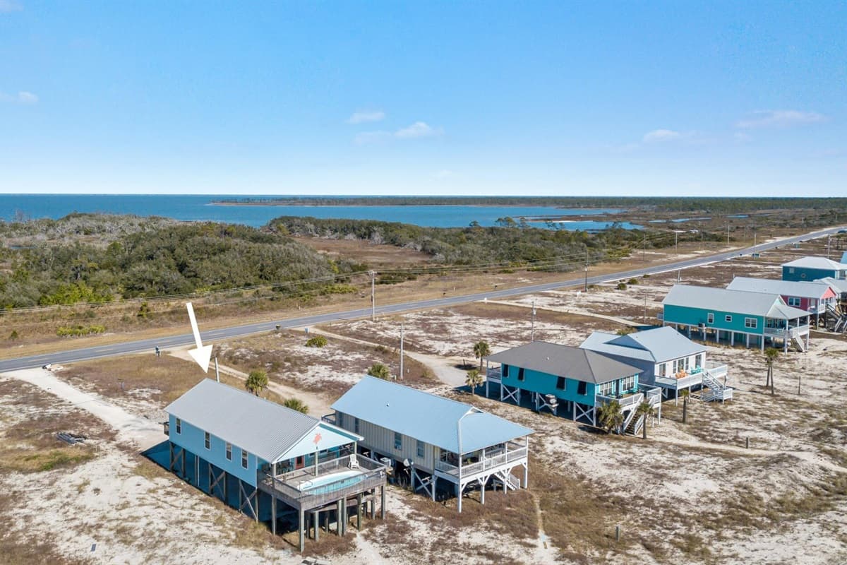 Coastal comfort meets laid-back charm in this Gulf Shores retreat.