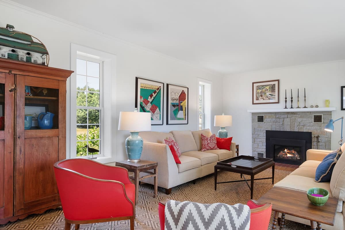 Gather around the fireplace for slow mornings, relaxing evenings, and everything in between.