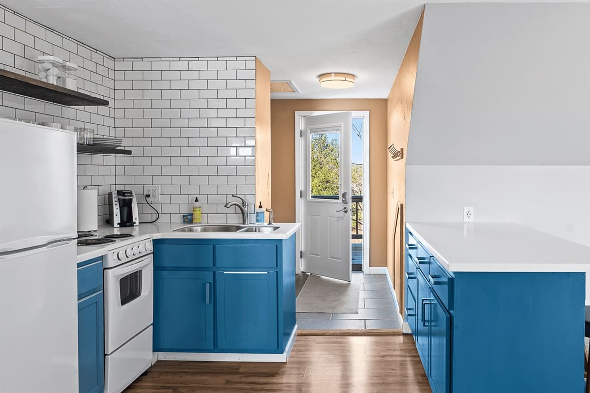 Our kitchen is fully equipped with everything you need to feel at home while staying here.
