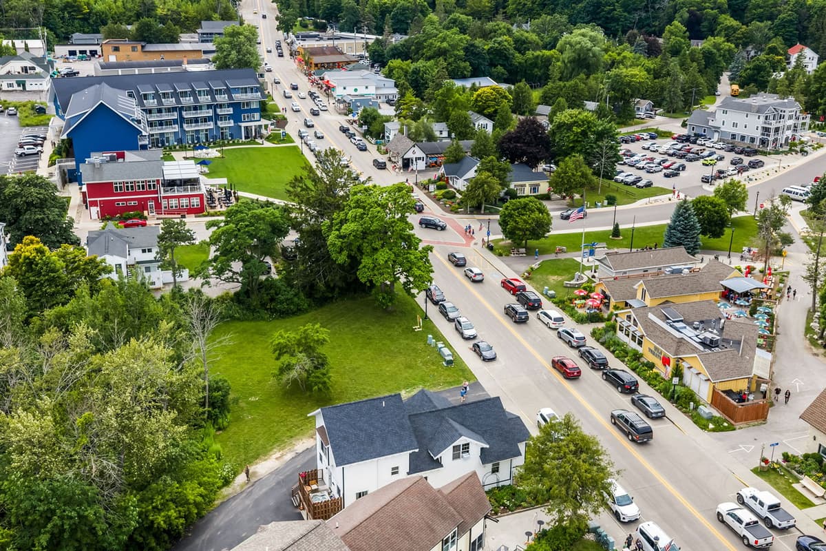 The convenient location makes it easy to experience Sister Bay without spending your vacation driving from place to place.