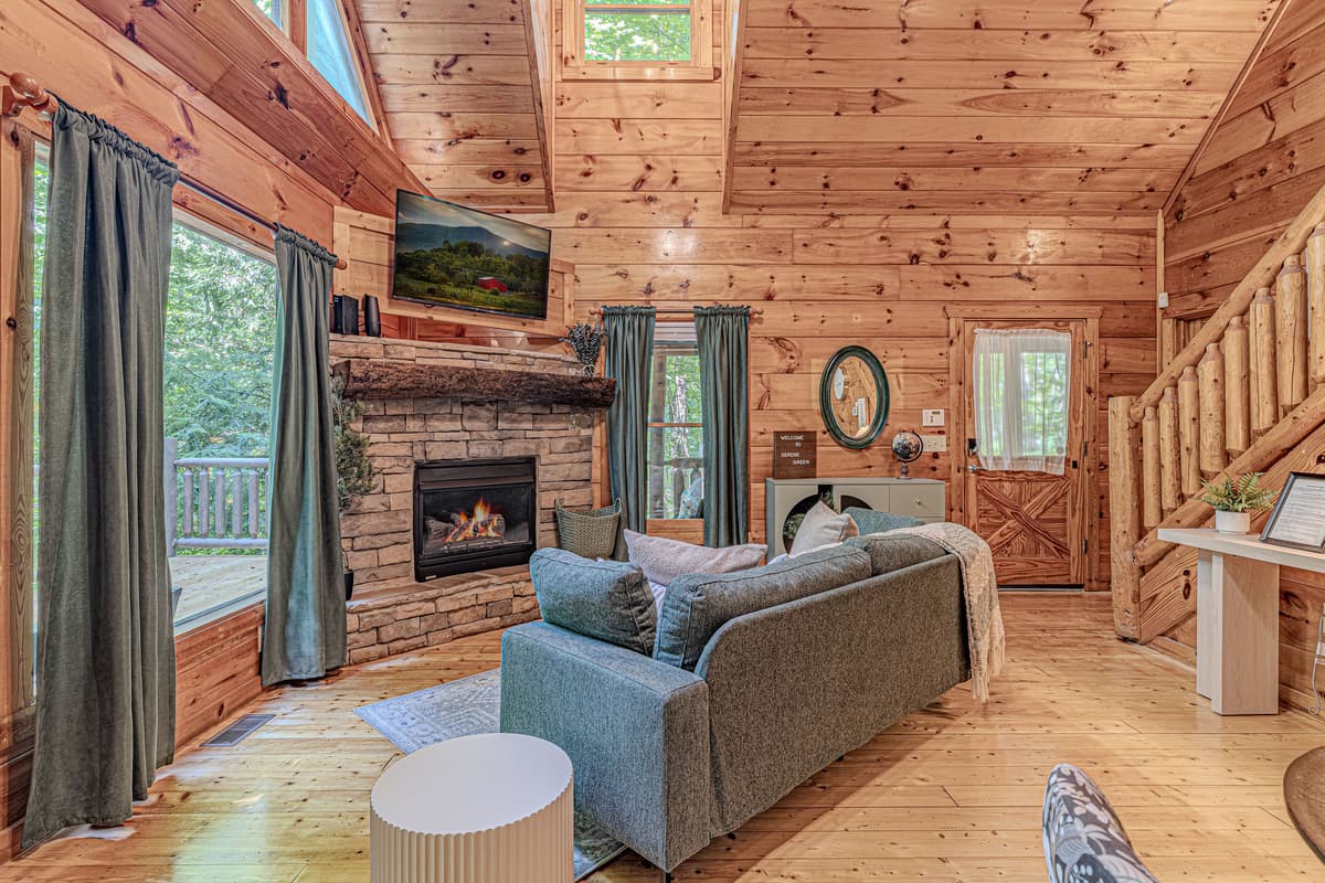 With a warm fireplace, inviting seating, and a TV ready for your favorite shows and movies, the living room is the perfect place to relax and unwind.