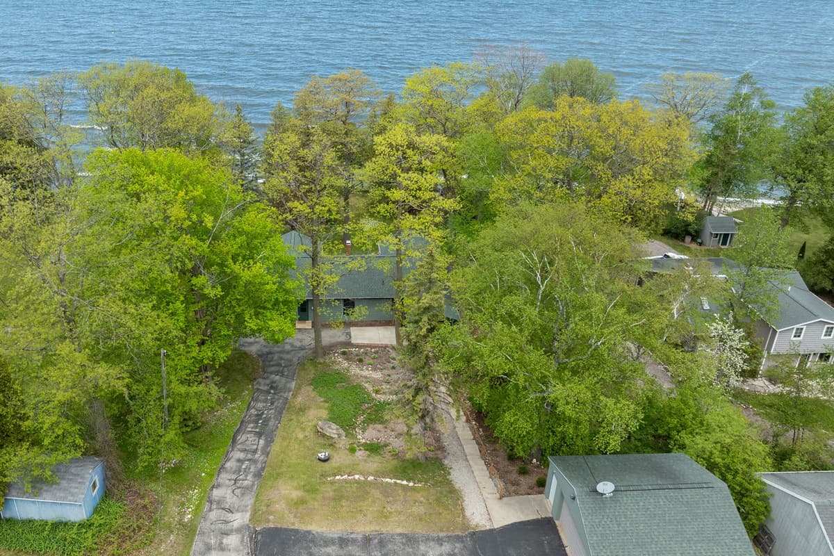 Watch boats pass by while taking in the calm waters and fresh lake air.