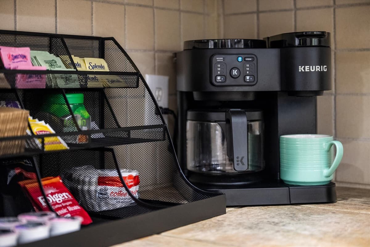 Selection of K-Cups and Creamers