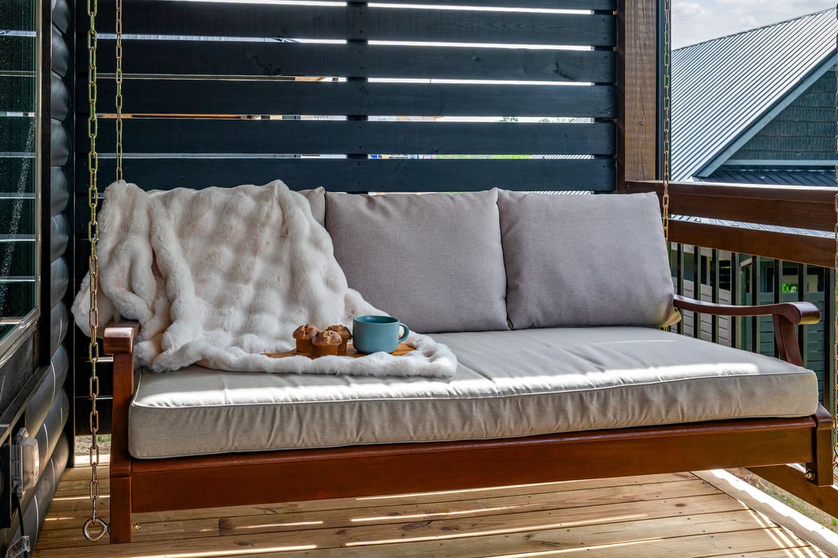 Start your morning with a warm cup of coffee while taking in the peaceful surroundings, or settle in during the evening as the day winds down.