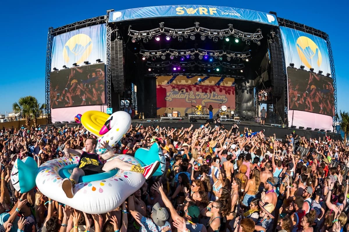 The Hangout Festival is an annual music festival held in Gulf Shores, Alabama, usually in May. It features a diverse lineup of artists across various genres, along with local food vendors, craft booths, and activities on the beach.