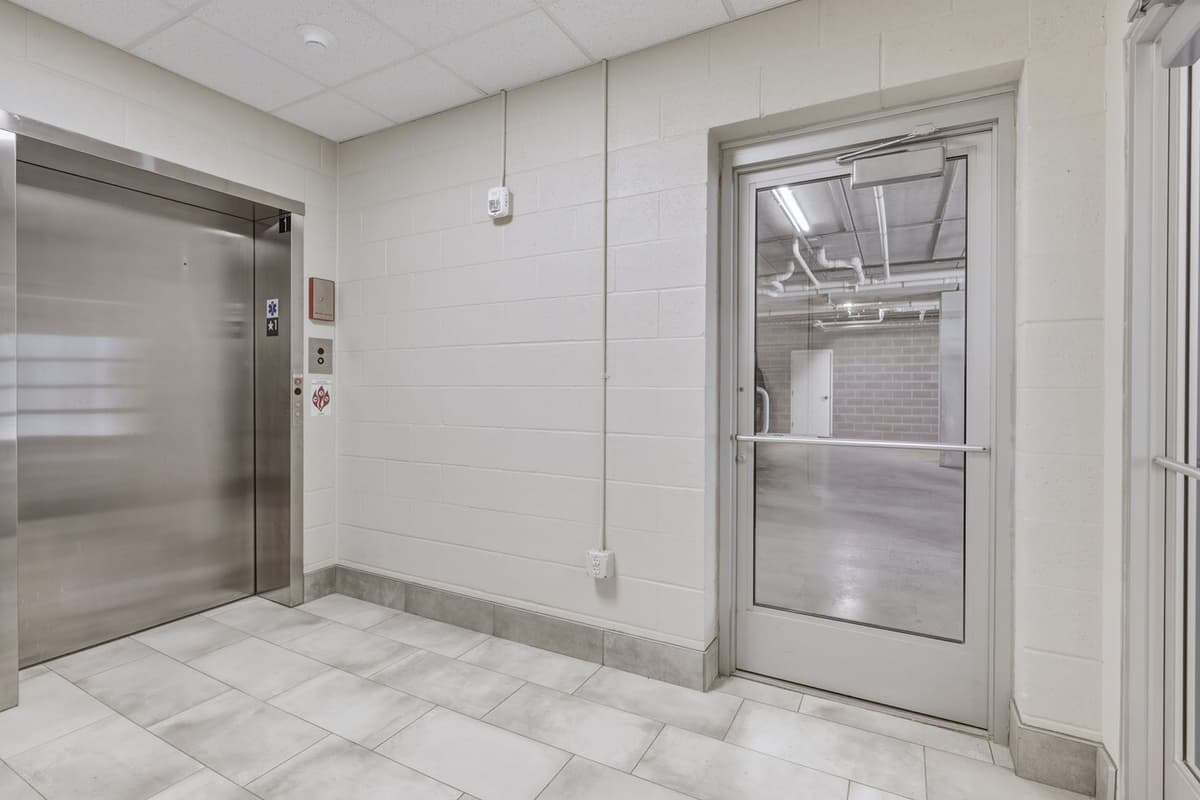 Take the elevator upstairs for convenient access to your unit.