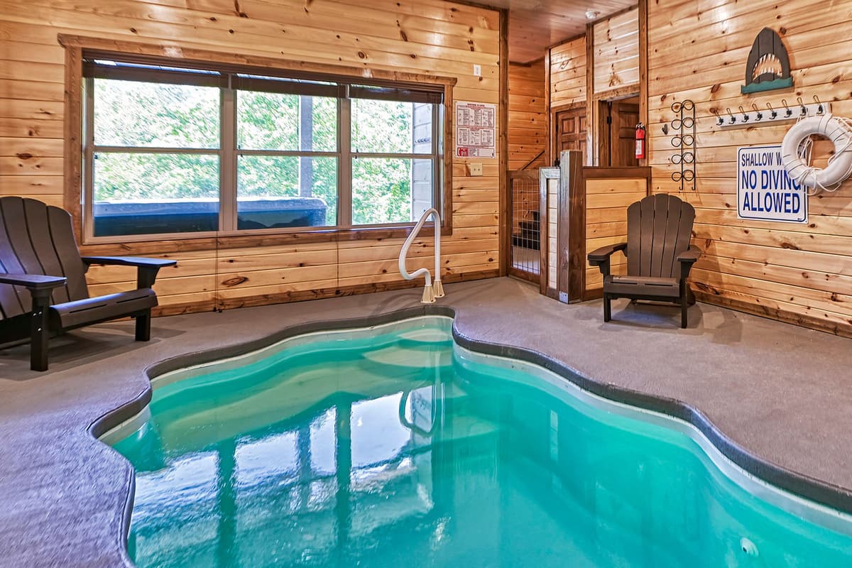 Enjoy a refreshing swim no matter what the weather looks like outside.