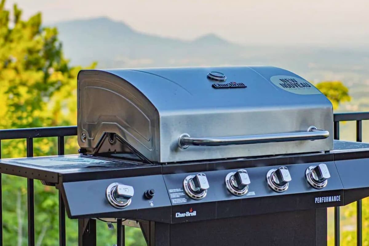 Fire up the outdoor propane grill and enjoy an easy meal in the fresh air.