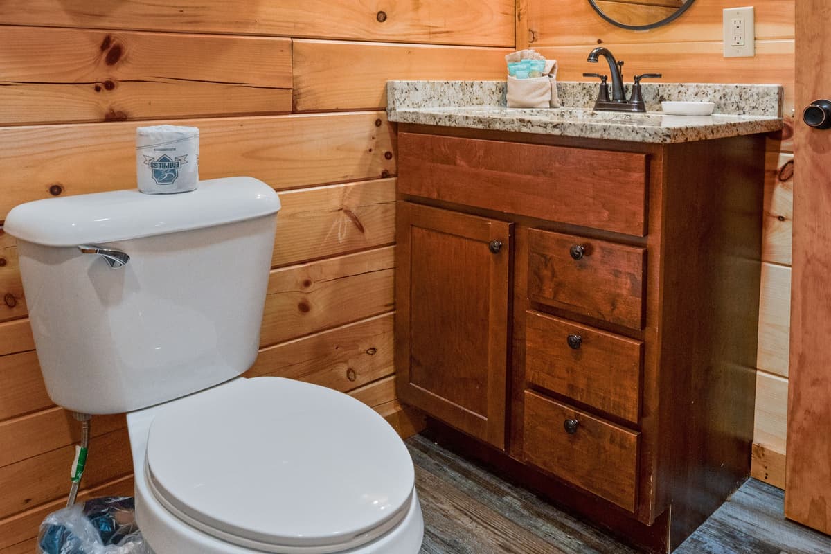 Enjoy the convenience of a well-appointed bathroom with thoughtful touches throughout.