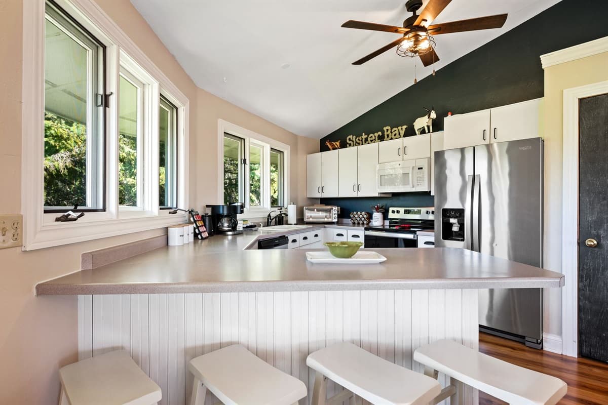Elevate your stay with the convenience of a full-sized kitchen – perfect for preparing home-cooked delights