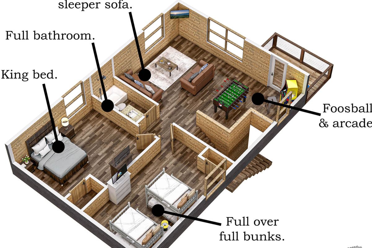 Upstairs