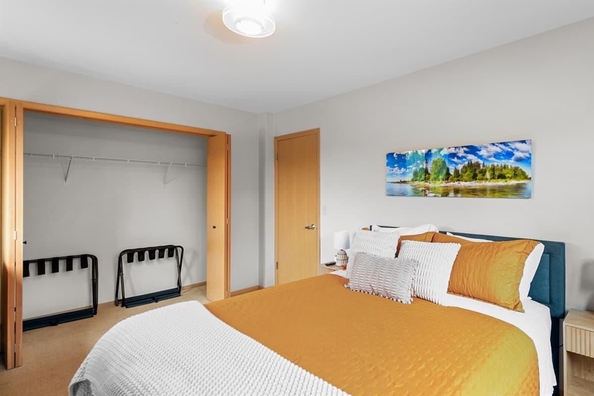 Relax with your favorite shows on the TV or simply enjoy the serene atmosphere.