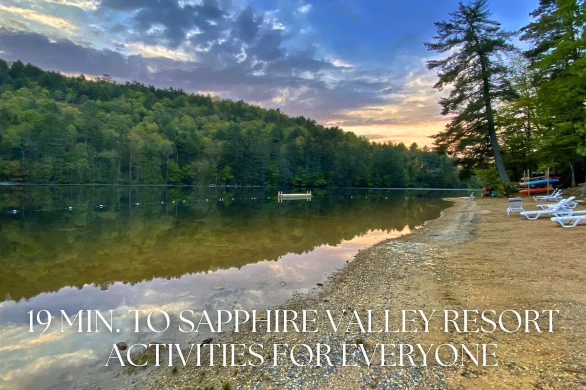 19 Minutes to Sapphire Valley Resort – Activities for Everyone Near the Lake