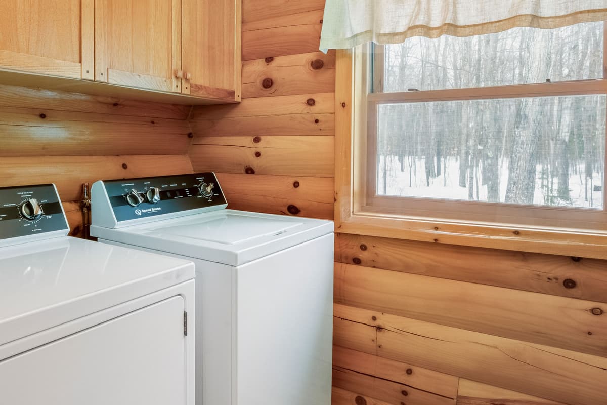 A washer and dryer are available in the home for your convenience, making it easy to keep clothes fresh throughout your stay.