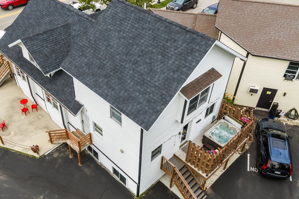 It’s a great spot to enjoy your morning coffee, unwind after a day of exploring Door County, or gather with family and friends in the fresh air.