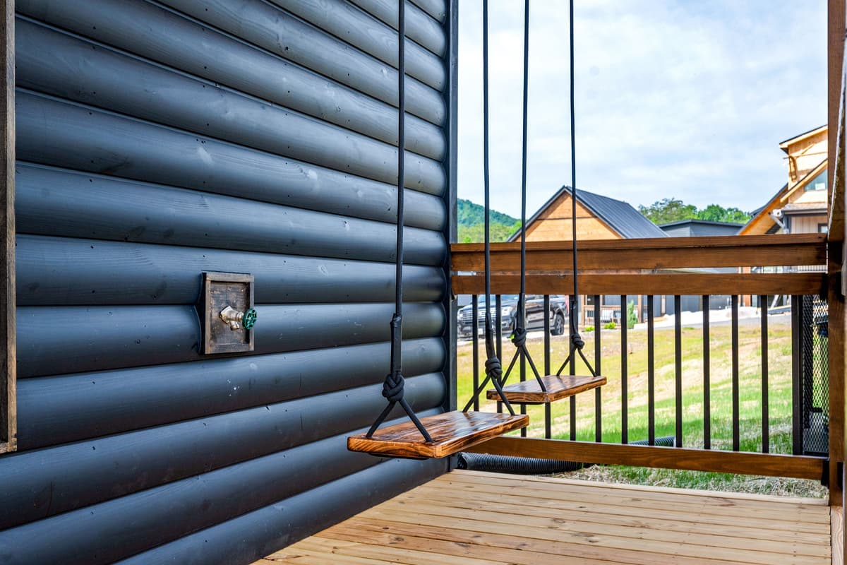 Take a seat on the porch swing and let the pace of vacation slow down.