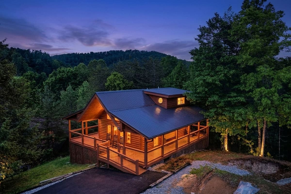 Take in the beautiful evening scenery and settle into the cozy comfort of your home away from home.