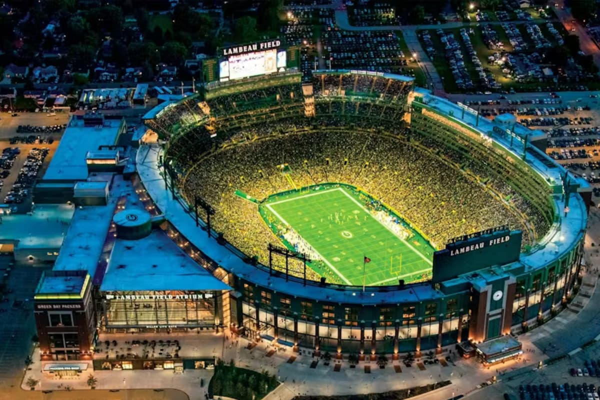 Experience the excitement of Green Bay and visit legendary Lambeau Field, home of the Green Bay Packers.
