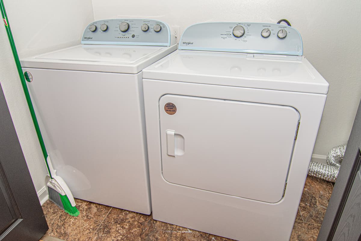 A private washer and dryer are available for your convenience.