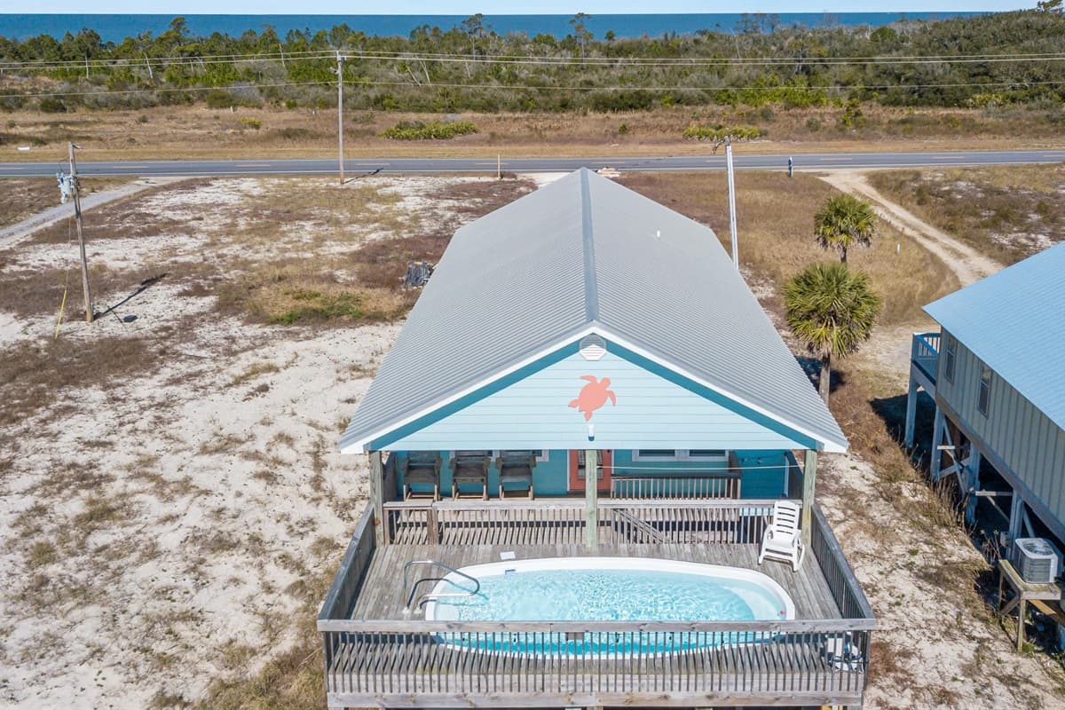 Enjoy your own private heated pool in Gulf Shores, perfect for relaxing any time of year.