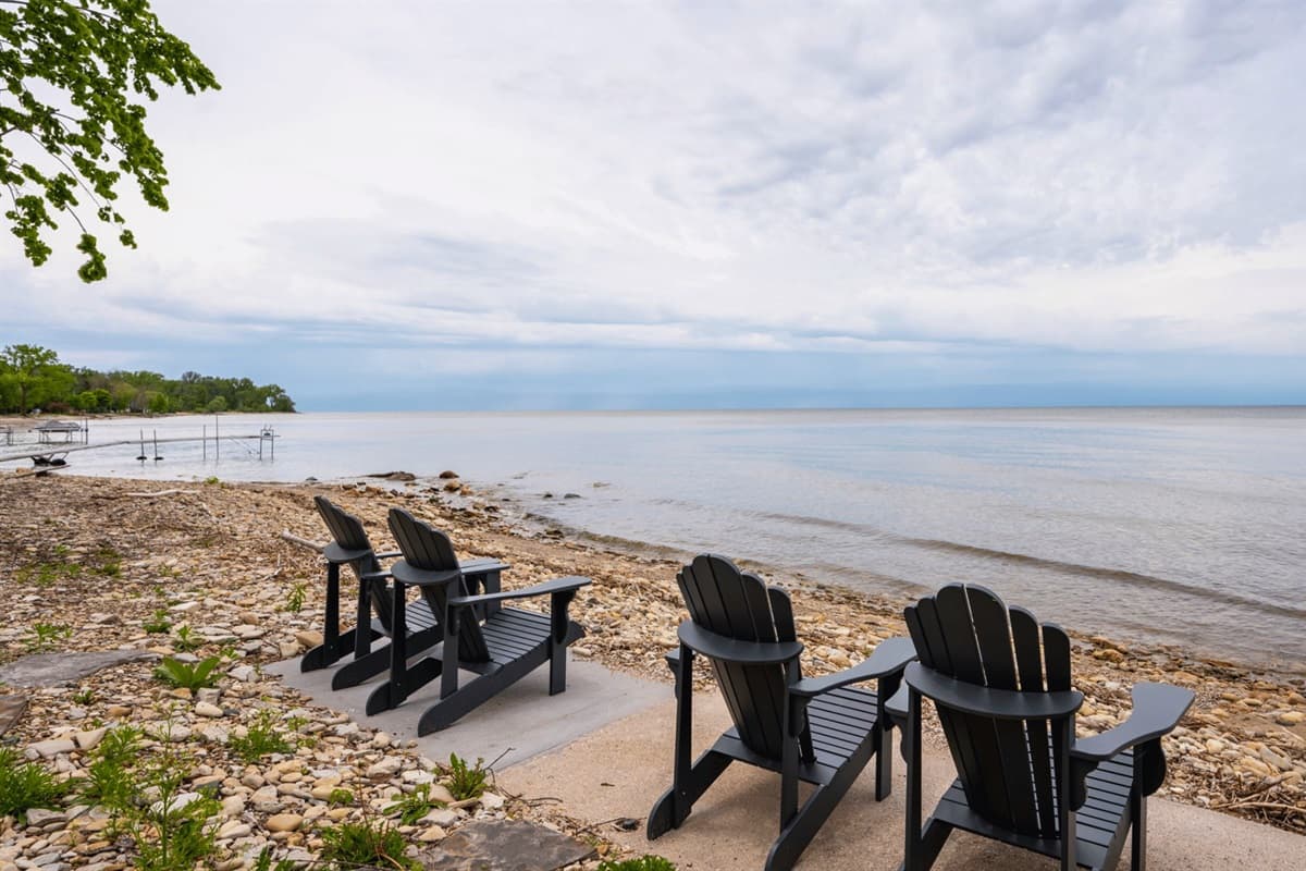 Imagine sitting in a cozy chair, nestled by the tranquil waters of the lake, the gentle breeze whispering through the trees, and the mesmerizing beauty of nature unfolding before your eyes.