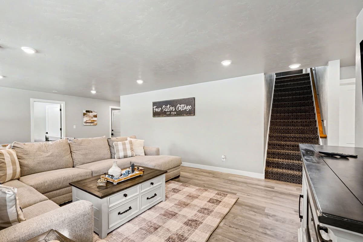 Make the most of your stay with a dedicated entertainment space designed for relaxing and having fun together.