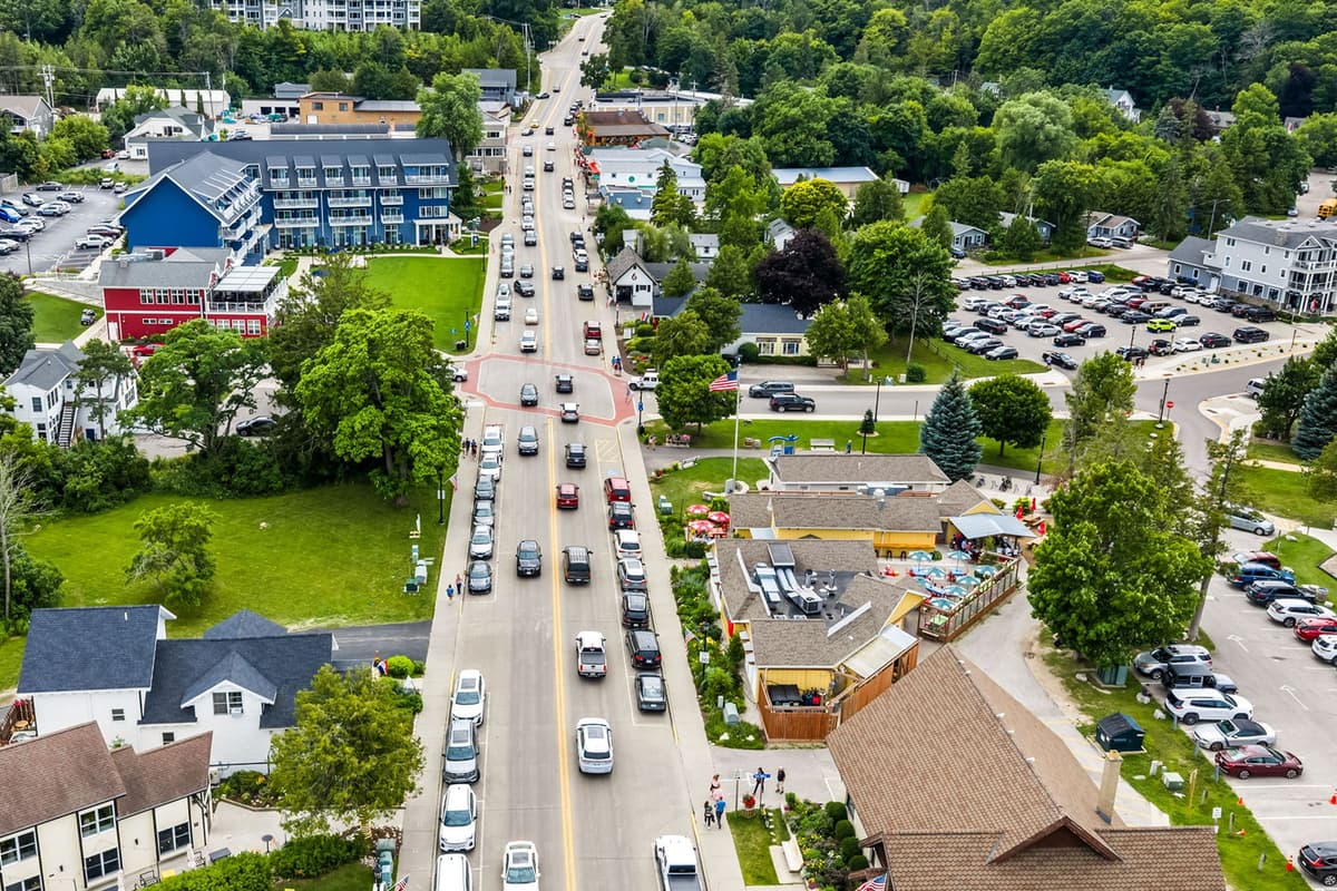 The downtown location is a wonderful perk for guests who love spending time outdoors and enjoying the natural beauty of Door County.