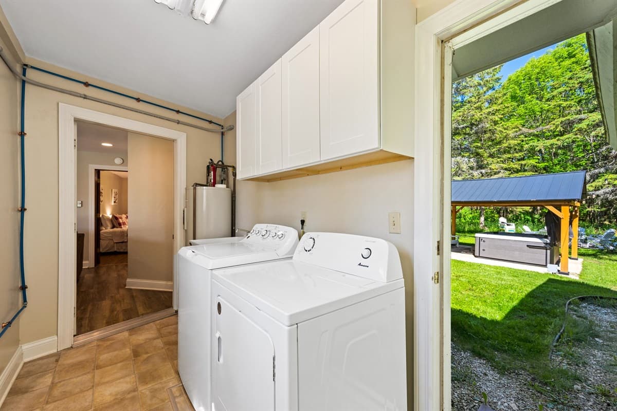 Washer and Dryer in our Laundry Area