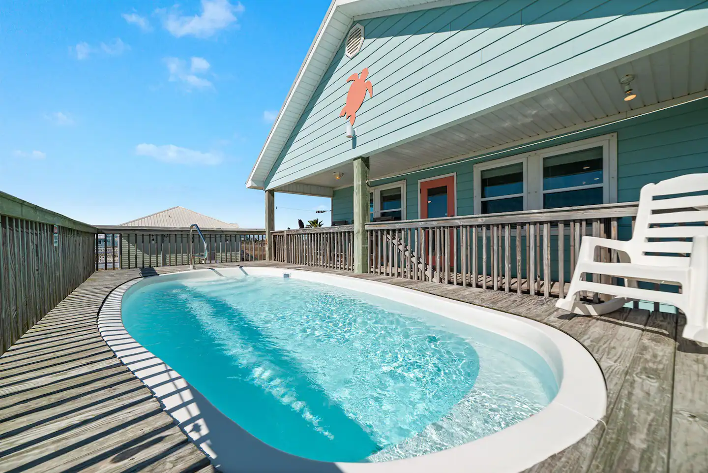 Make a splash with the family in our heated pool! Relax poolside while the kids enjoy a swim, just steps away from the beach.