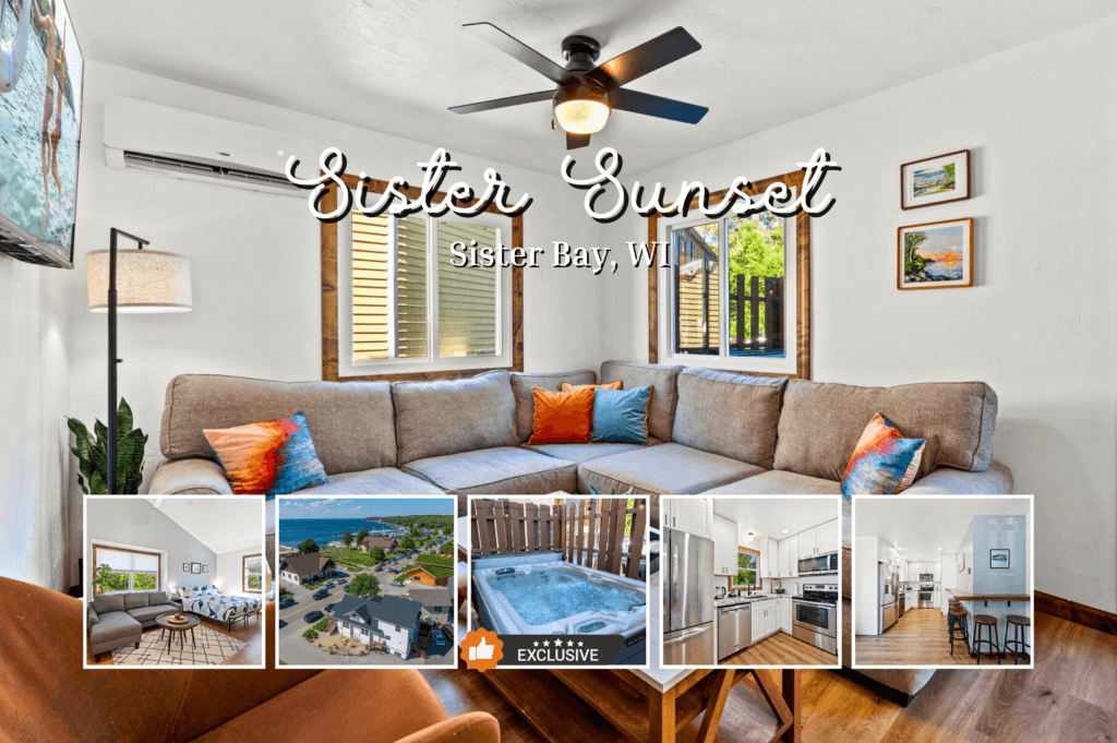 Sister Sunset Sister Bay WI