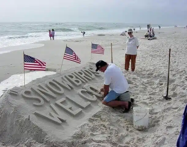 Snowbirds and winter in Gulf Shores