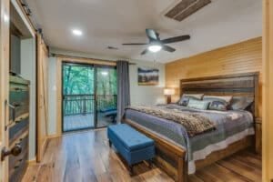 Your perfect retreat—plush bedding and plenty of space!