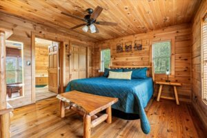 Soft sheets and comfy pillows for ultimate comfort.