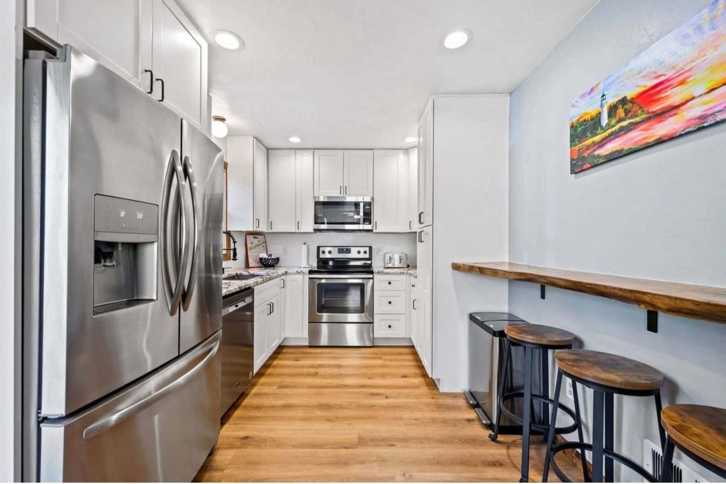 our dining area and kitchen provide the ideal setting for every moment.