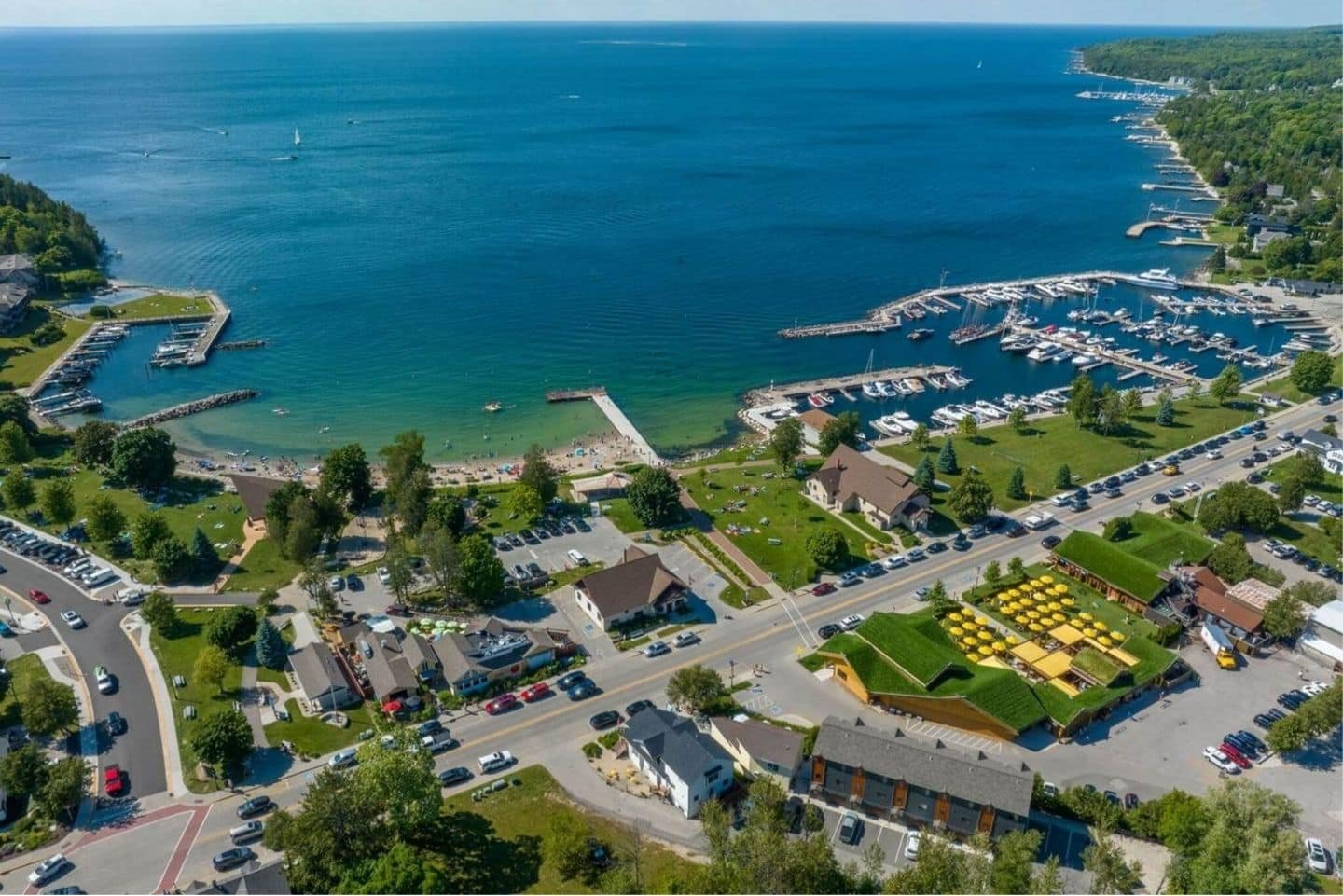 Stay in the heart of Sister Bay at our cozy downtown retreat!