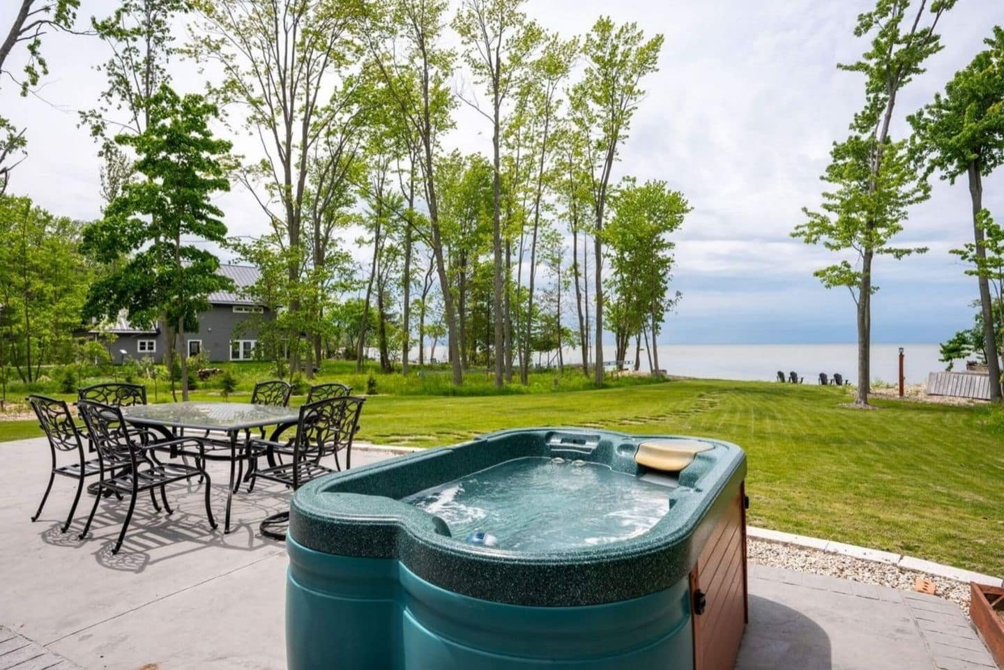 Relax and unwind in your backyard oasis