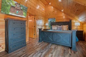 The king bedroom offers the perfect balance of comfort and style.