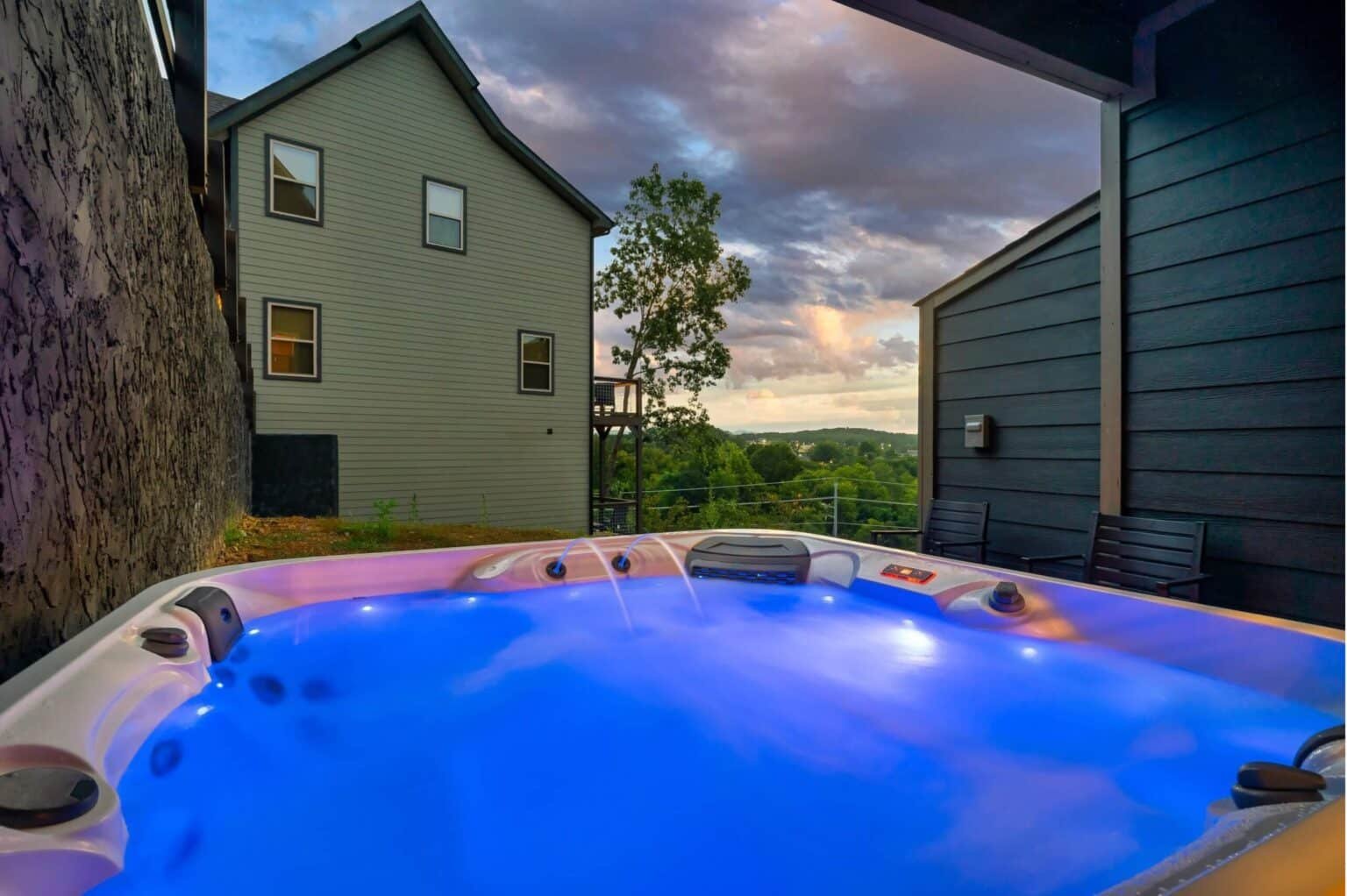 Rest easy knowing that our hot tub is emptied and thoroughly sanitized after each guest, ensuring that you will have fresh, clean water to soak in during your stay.