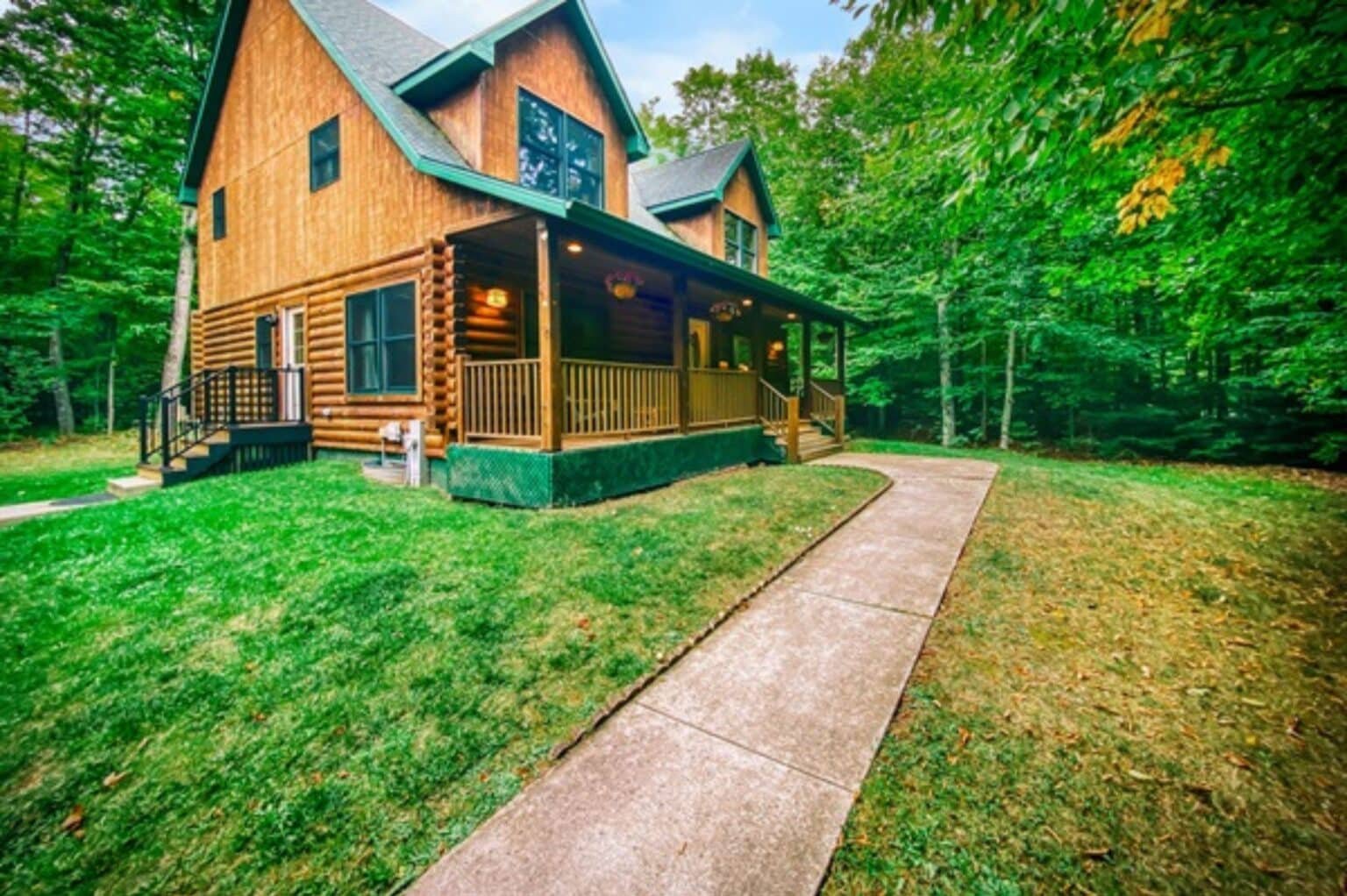 Tucked among the trees