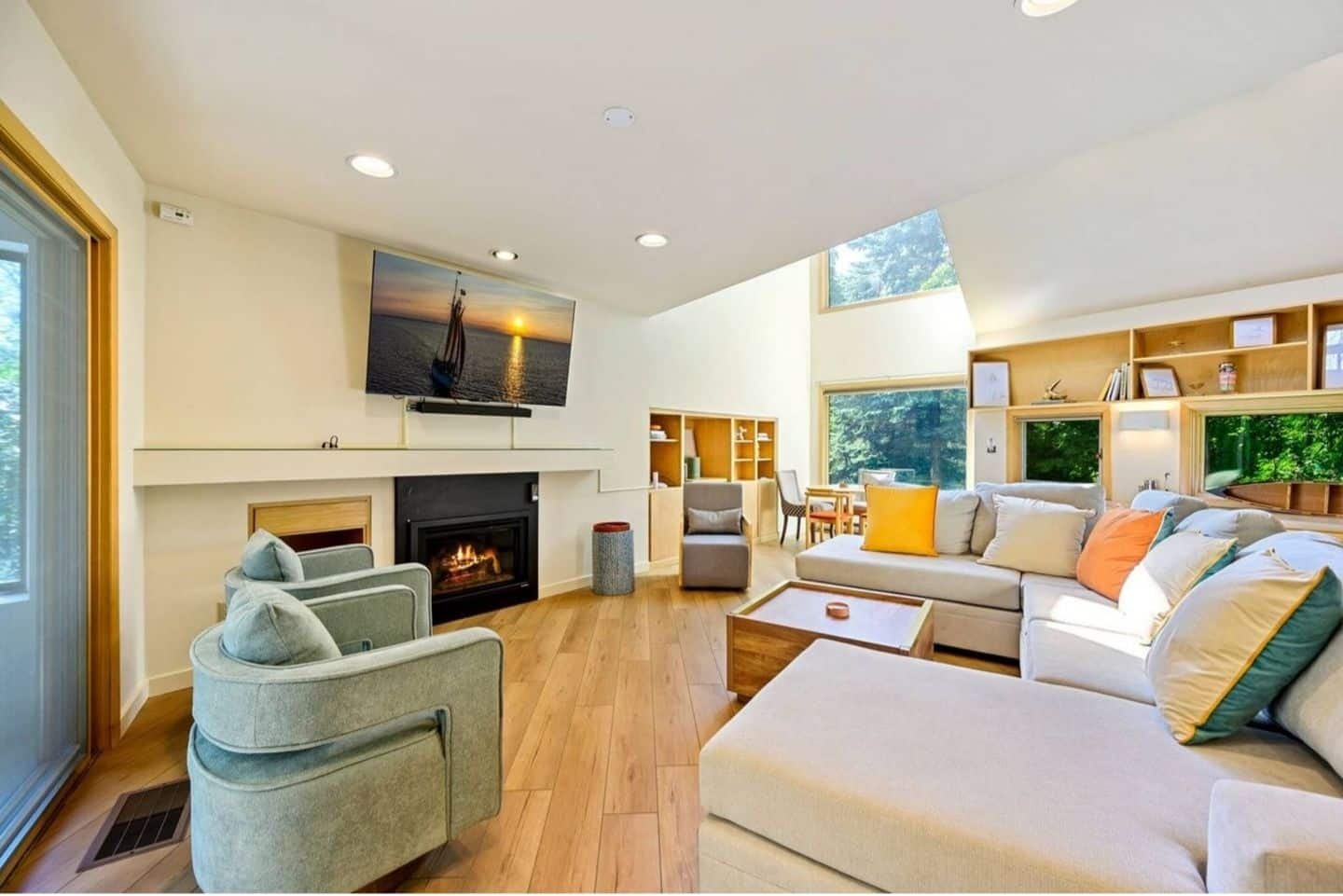 Welcome to our spacious living room